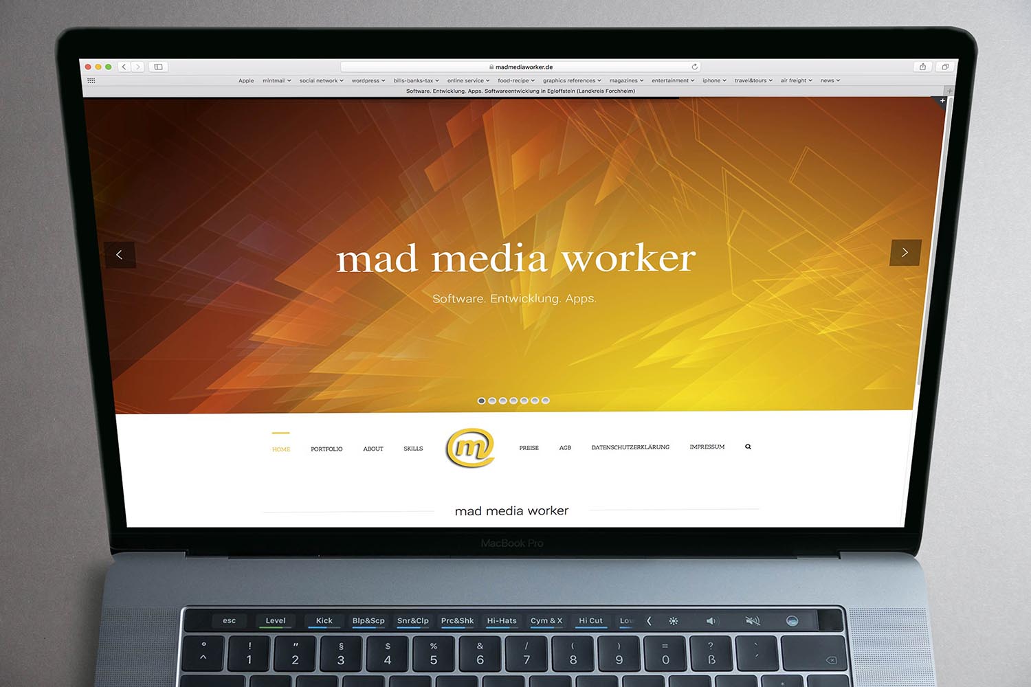 Mad Media Worker Website - This image is copyright protected.